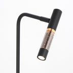 Tafellamp Alisio 4593ZW 1-lichts luxe glas in zwart met pushdimmer