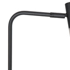 Tafellamp Alisio 4593ZW 1-lichts luxe glas in zwart met pushdimmer