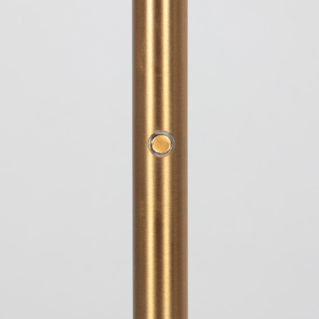 Leeslamp GlowGo 4603BR – Bronzen vloerlamp met accu en dimmer