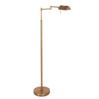 Leeslamp GlowGo 4603BR – Bronzen vloerlamp met accu en dimmer