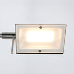 Leeslamp GlowGo 4603ST – stalen vloerlamp met accu en leeslicht