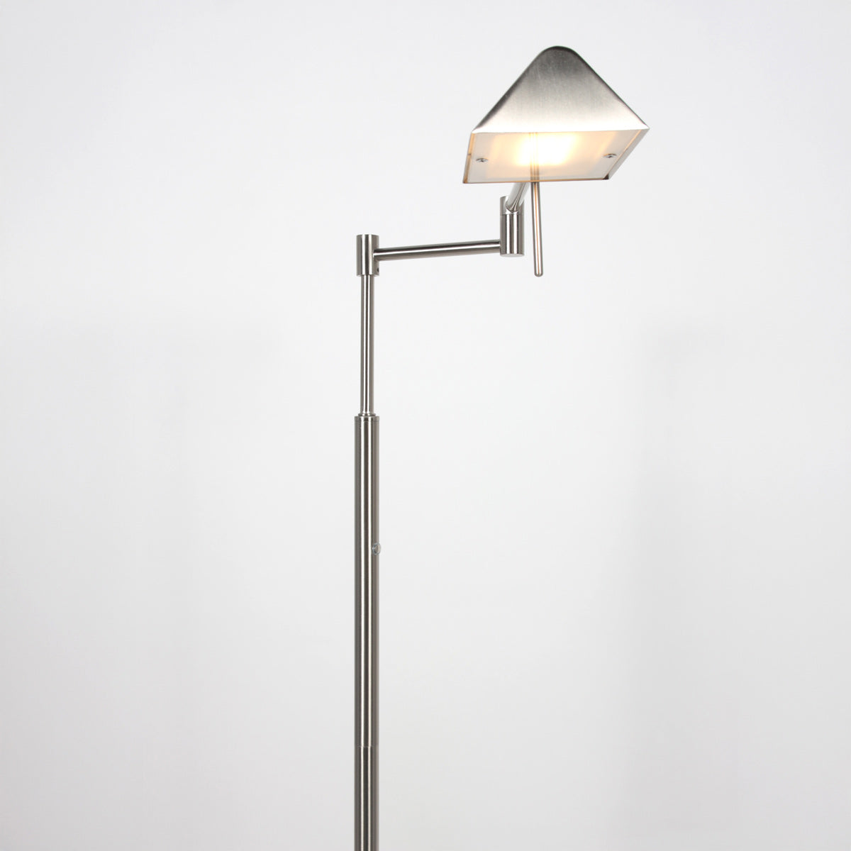 Leeslamp GlowGo 4603ST – stalen vloerlamp met accu en leeslicht