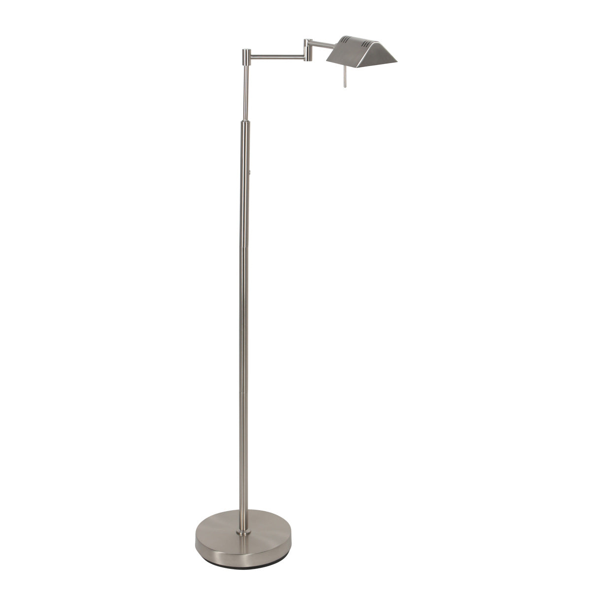 Leeslamp GlowGo 4603ST – stalen vloerlamp met accu en leeslicht