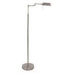 Leeslamp GlowGo 4603ST – stalen vloerlamp met accu en leeslicht