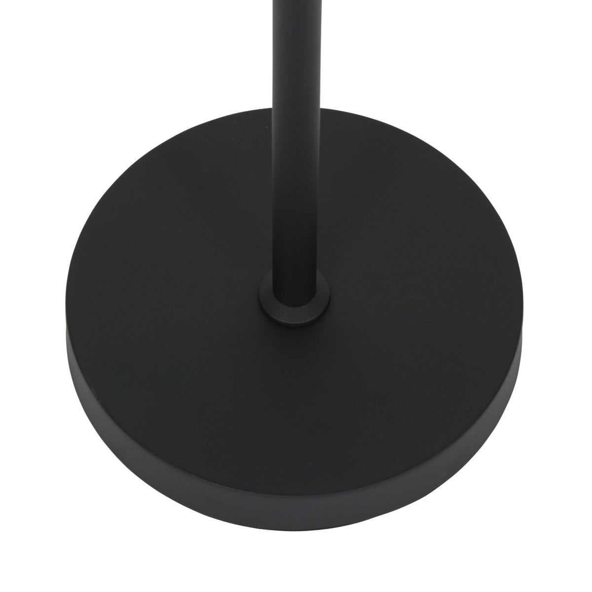 Leeslamp GlowGo 4603ZW – zwarte vloerlamp met accu en verstelbare arm