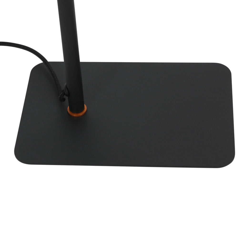Tafellamp Lumo 4606ZW - zwarte verstelbare leeslamp met LED