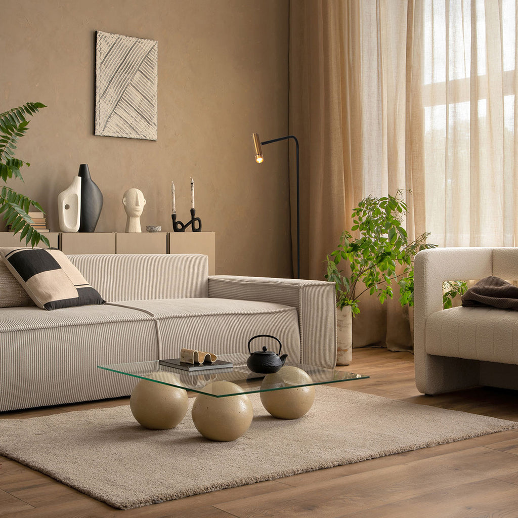 Vloerlamp Lumo 4607BR - slanke leeslamp in zwart met brons