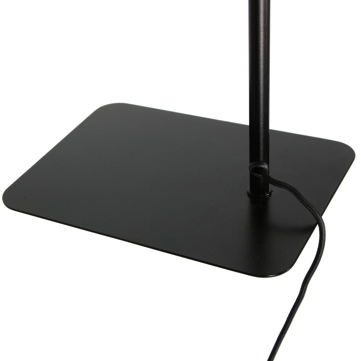Vloerlamp Lumo 4607BR - slanke leeslamp in zwart met brons