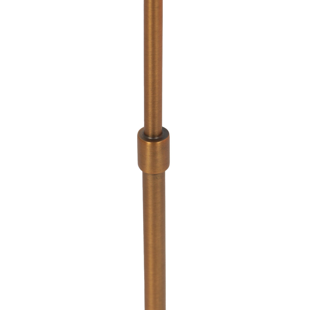 Tafellamp Bollique 4610BR bronskleurige lamp met amber glas