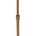 Tafellamp Bollique 4610BR bronskleurige lamp met amber glas