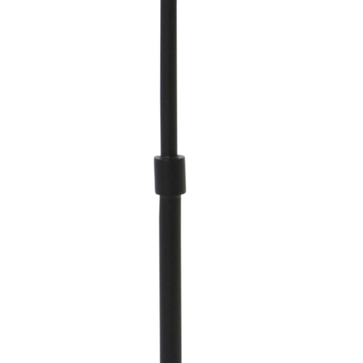 Tafellamp Bollique 4610ZW zwarte lamp met smoke glas
