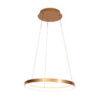 Gouden hanglamp Ringlede 4612GO, met cable-lift