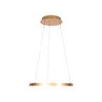 Gouden hanglamp Ringlede 4612GO, met cable-lift