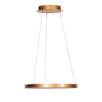Gouden hanglamp Ringlede 4612GO, met cable-lift