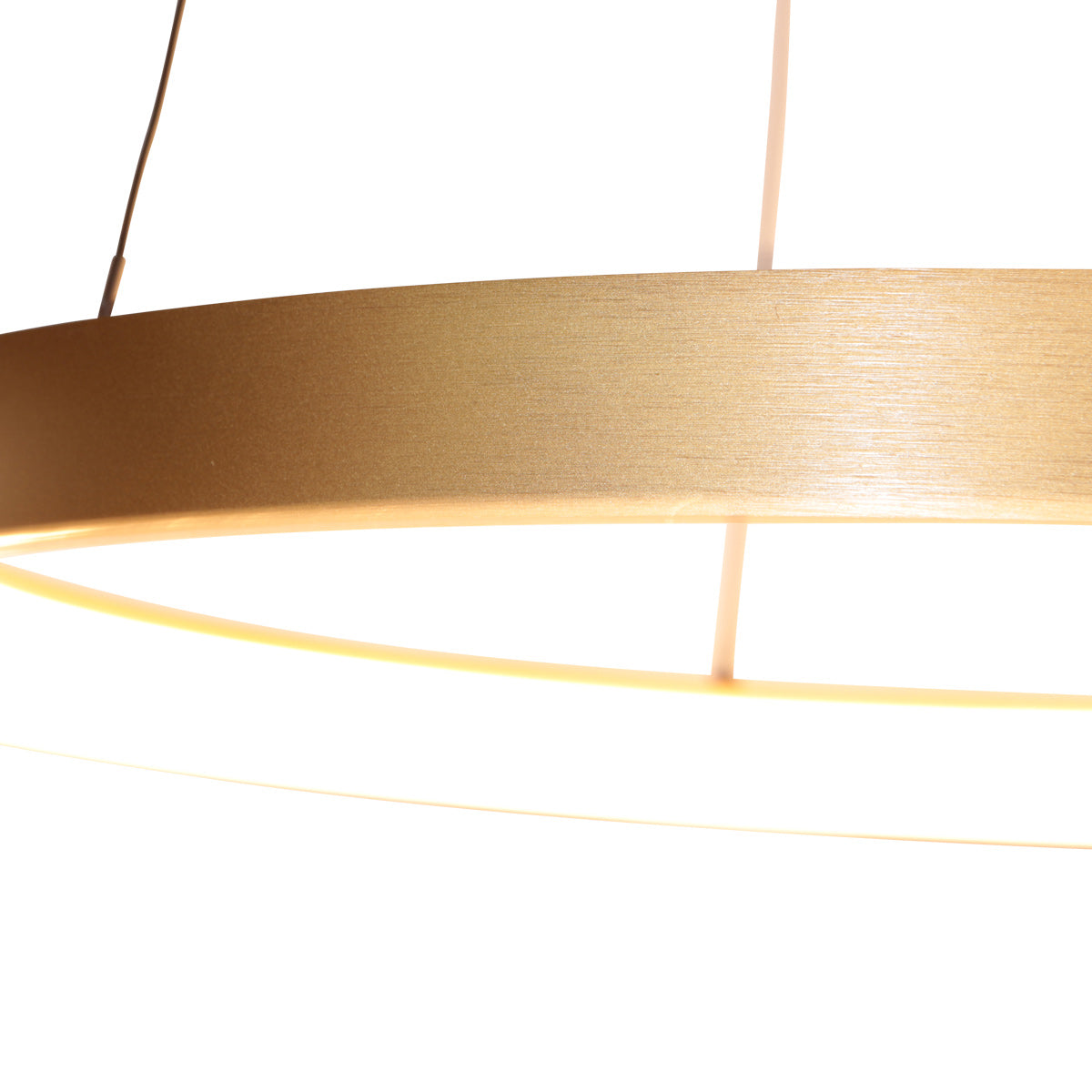 Gouden hanglamp Ringlede 4612GO, met cable-lift