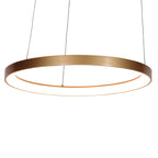 Gouden hanglamp Ringlede 4612GO, met cable-lift