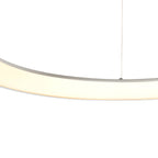 Stalen hanglamp Ringlede 4612ST met cable-lift systeem