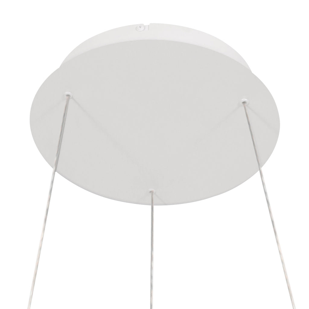 Witte hanglamp Ringlede 4612W met cable-lift systeem