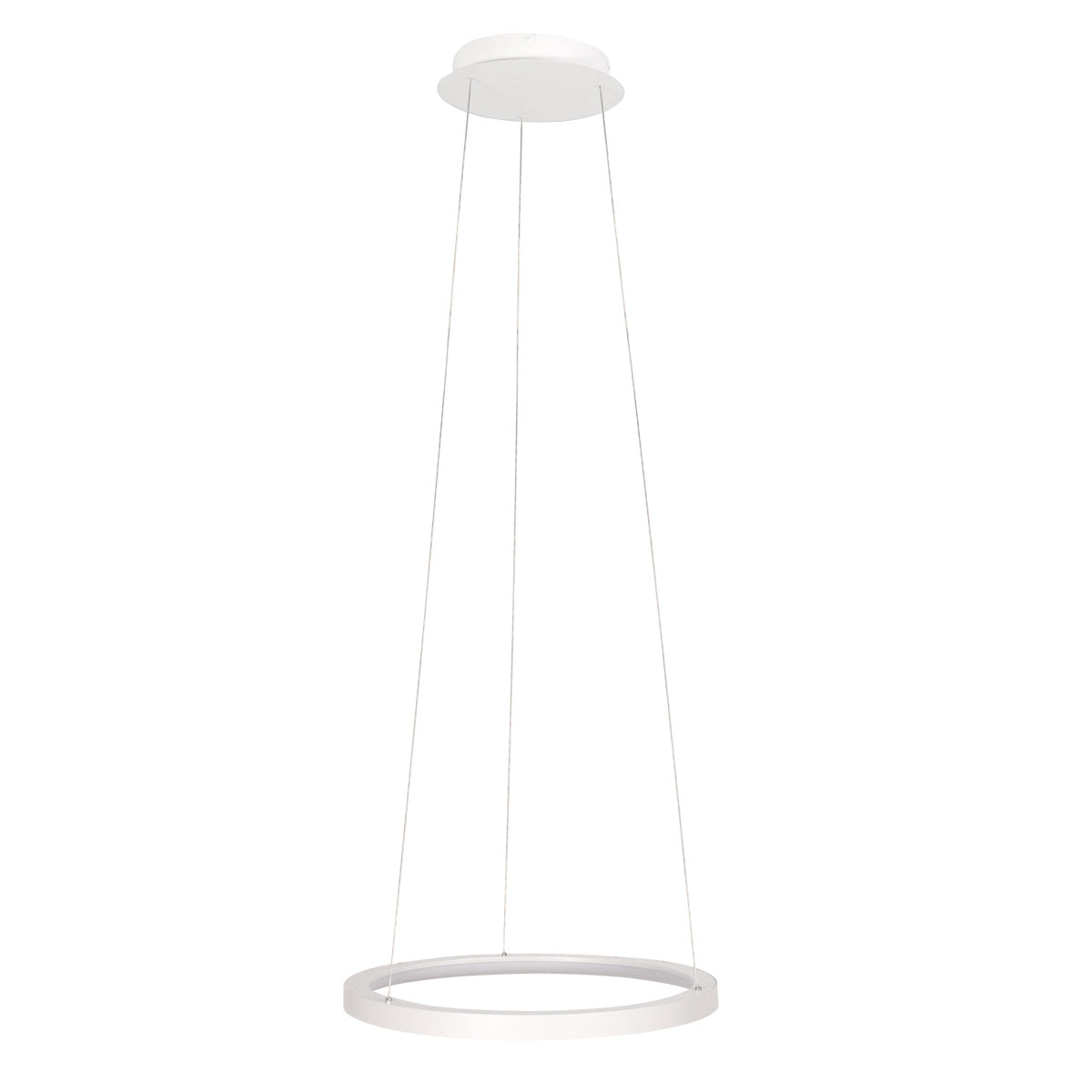 Witte hanglamp Ringlede 4612W met cable-lift systeem