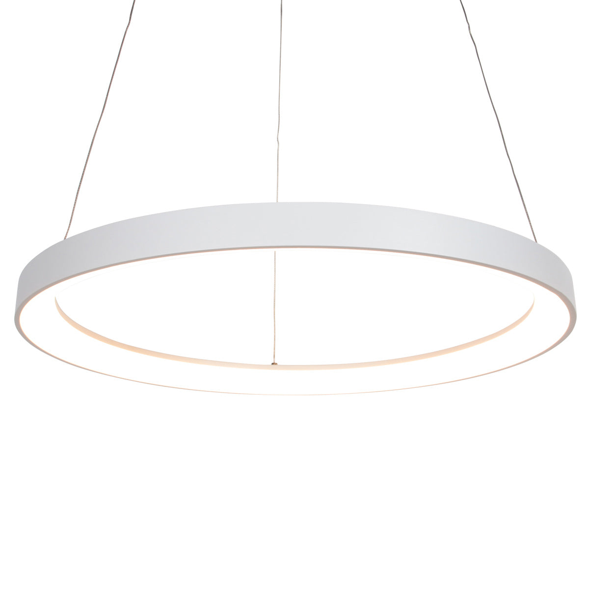 Witte hanglamp Ringlede 4612W met cable-lift systeem
