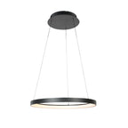 Zwarte hanglamp Ringlede 4612ZW met cable-lift systeem