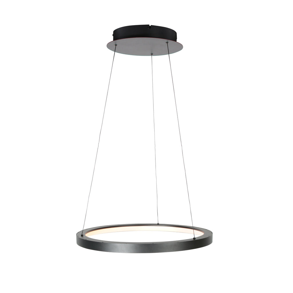 Zwarte hanglamp Ringlede 4612ZW met cable-lift systeem