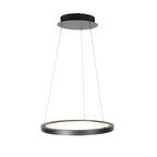 Zwarte hanglamp Ringlede 4612ZW met cable-lift systeem
