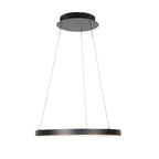 Zwarte hanglamp Ringlede 4612ZW met cable-lift systeem
