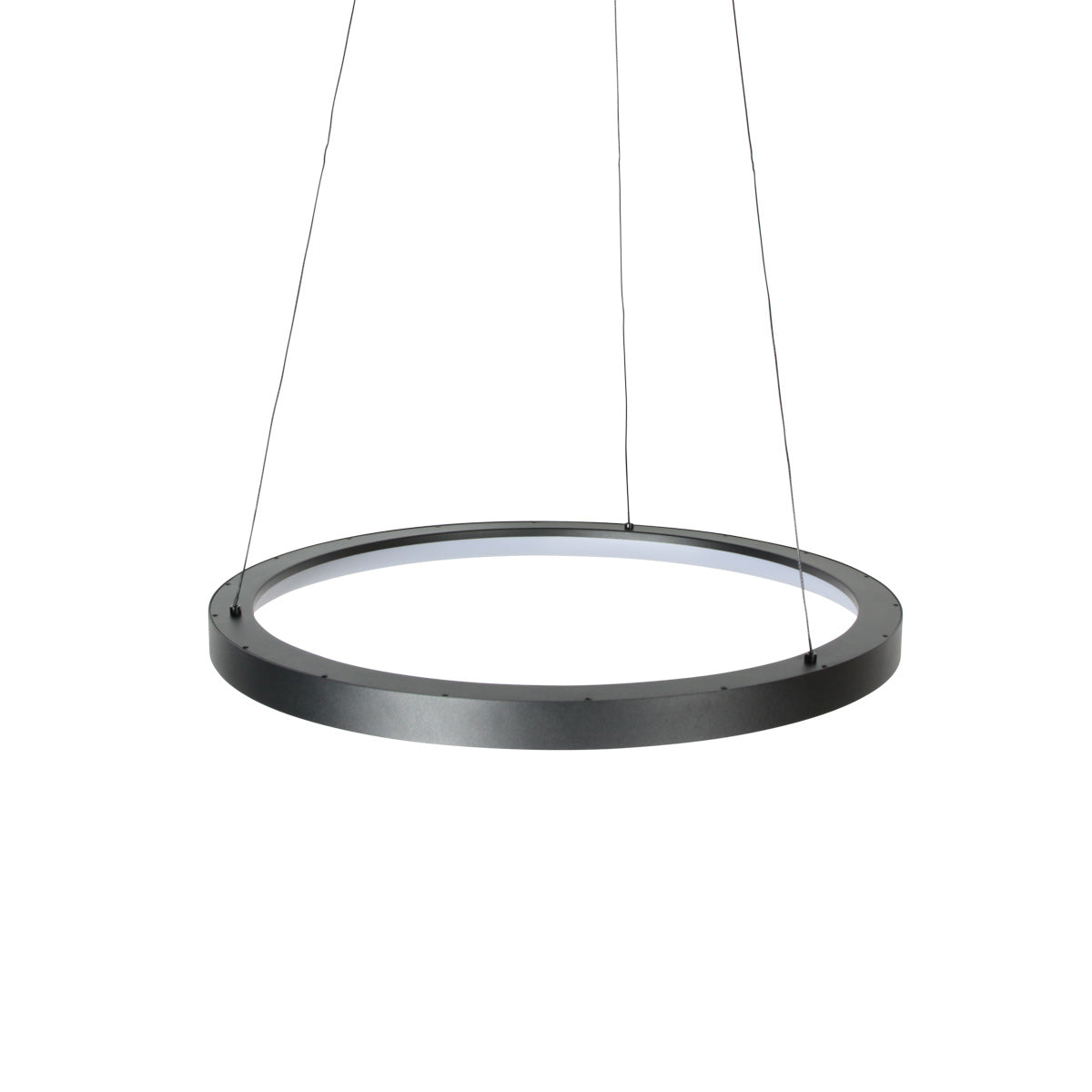 Zwarte hanglamp Ringlede 4612ZW met cable-lift systeem