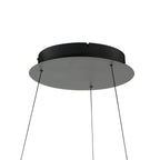 Zwarte hanglamp Ringlede 4612ZW met cable-lift systeem