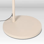 Booglamp Vela Lino 4679CR crème met zwarte textiel kap Ø60 cm