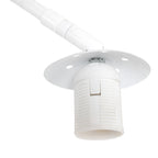 Booglamp Maze Natural 4686W wit met bamboe kap Ø60 cm