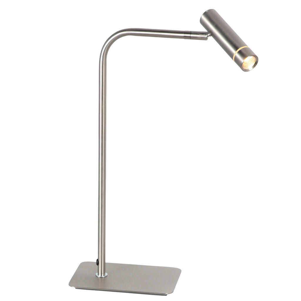 Tafellamp Volari 4709ST stalen tafellamp met touchdimmer
