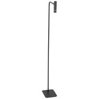 Vloerlamp Volari 4710ZW Zwarte vloerlamp met warm licht