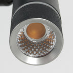 Vloerlamp Volari 4711ZW zwarte 2-lichts leeslamp met dim to warm LED