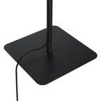 Vloerlamp Volari 4711ZW zwarte 2-lichts leeslamp met dim to warm LED