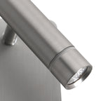 Wandlamp Volari 4712ST stalen LED spot met leescomfort