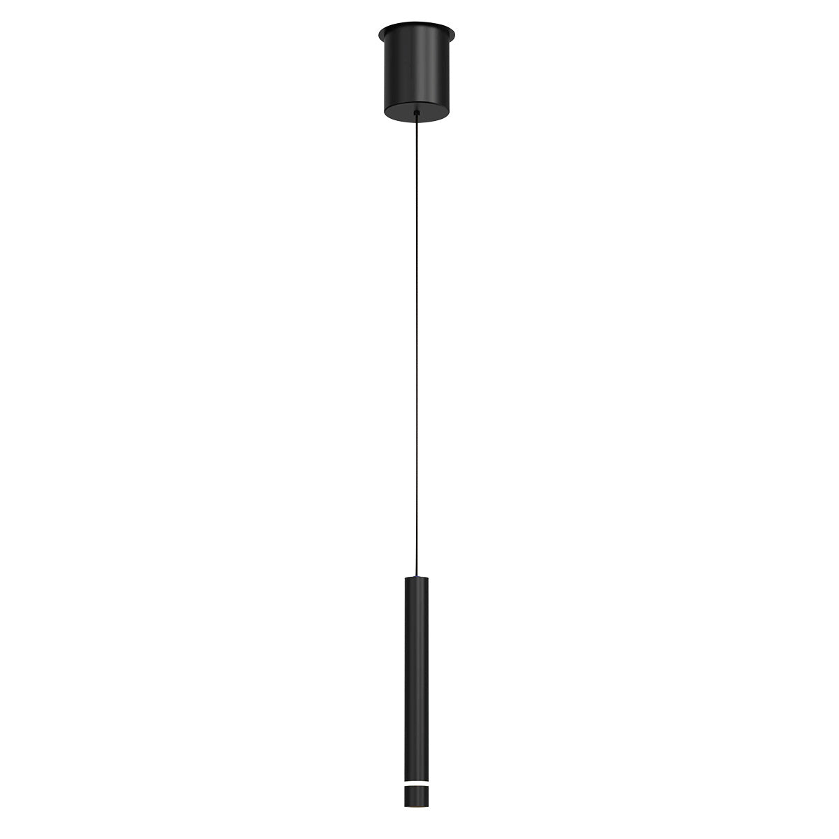 Hanglamp Volari 4714ZW zwarte pendellamp met cable lift