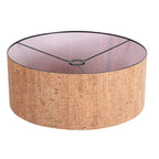Vloerlamp Stang 4722ZW met beige kurkstructuur kap en leeslicht