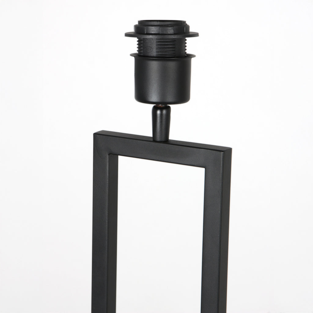 Vloerlamp Stang 4724ZW met gouden velours kap en leeslicht