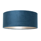 Vloerlamp Stang 4728ZW met blauwe velours kap en leeslicht