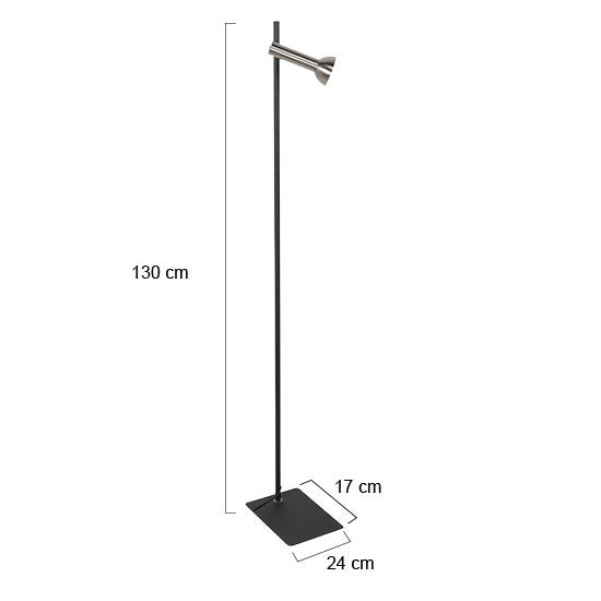 Leeslamp Kora 4731ST – staal accent voor modern lichtcomfort