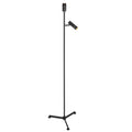 Vloerlamp Stang 4741ZW zwarte vloerlamp met leeslicht en E27 fitting