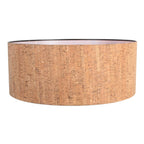 Wandlamp Elegant Classy 4743BR brons met beige kurk kap Ø50 cm