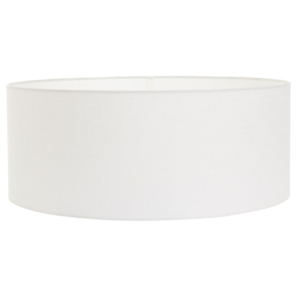 Wandlamp Elegant Classy 4750BR brons met grof wit linnen kap Ø50 cm