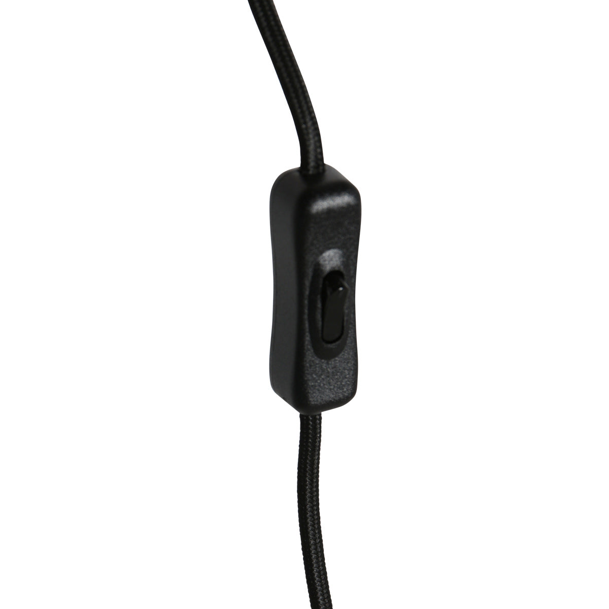 Wandlamp Elegant Classy 4751BR brons met grof grijs linnen kap Ø50 cm