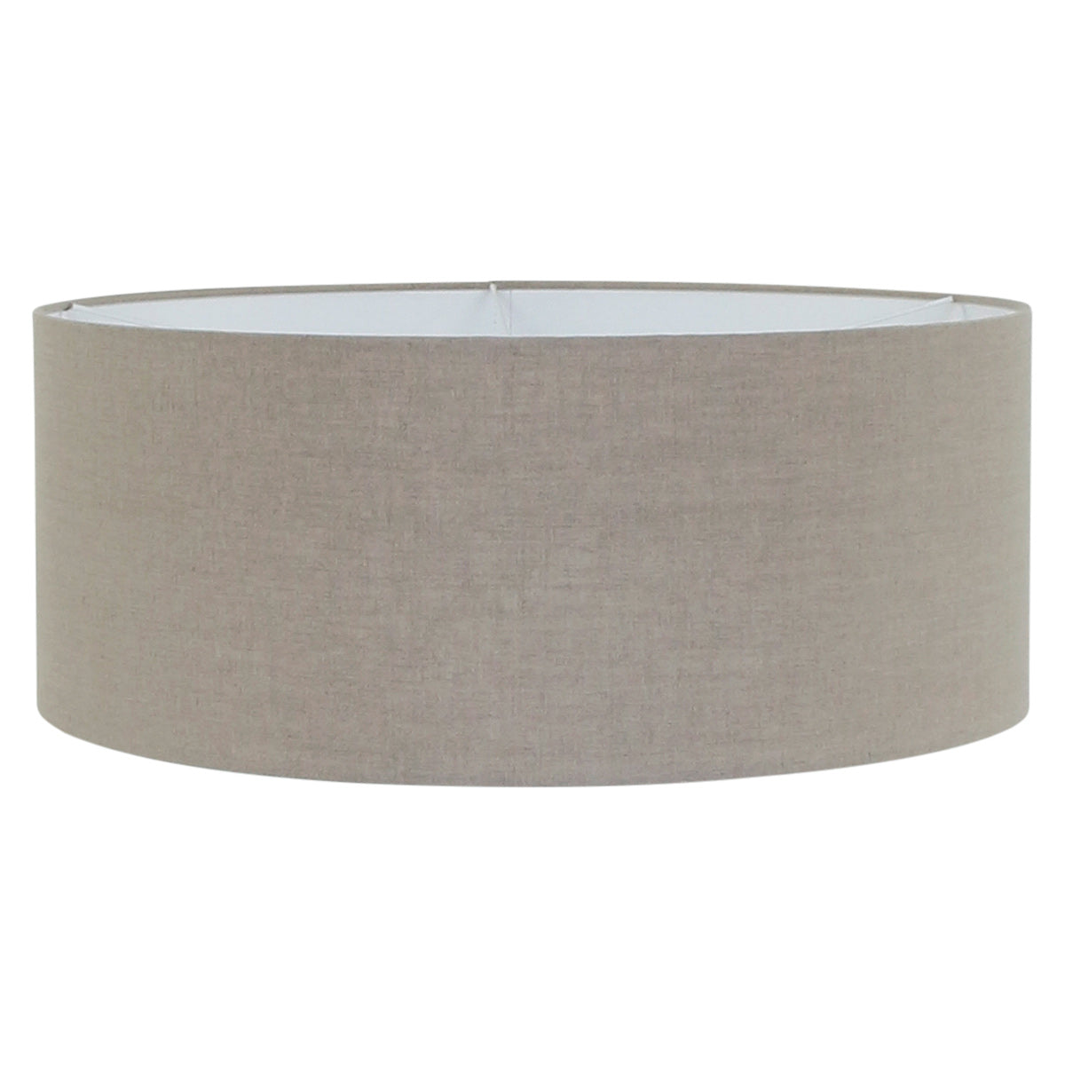 Wandlamp Elegant Classy 4751BR brons met grof grijs linnen kap Ø50 cm