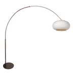 Booglamp Silva Alba 4761CA cacao met linnen kap Ø60 cm