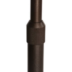 Booglamp Silva Alba 4761CA cacao met linnen kap Ø60 cm