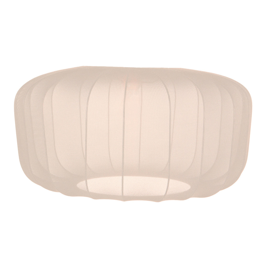 Booglamp Vela Lino 4762CA cacao met beige-crème textiel kap